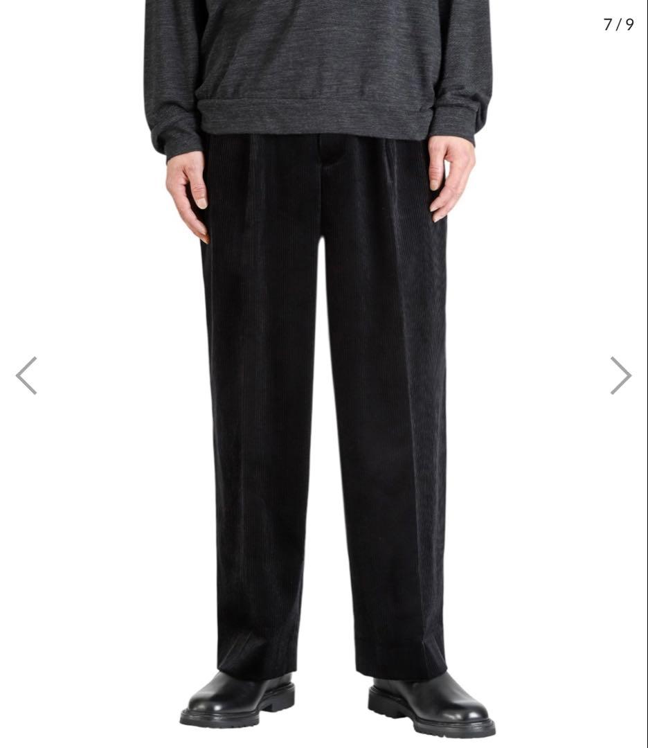 MARKAWARE DOUBLE PLEATED TROUSERSコーデュロイ