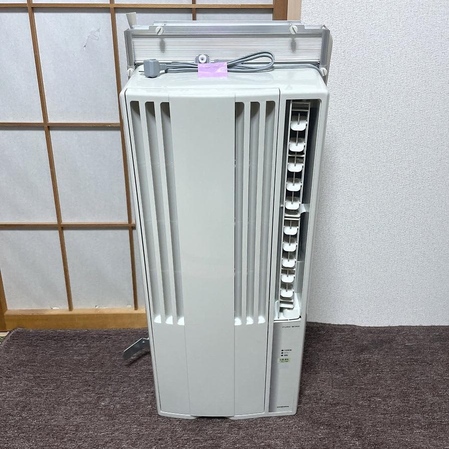 2022年製■コロナ 窓用エアコン【～8畳】CW-1822R 窓枠/リモコン付き