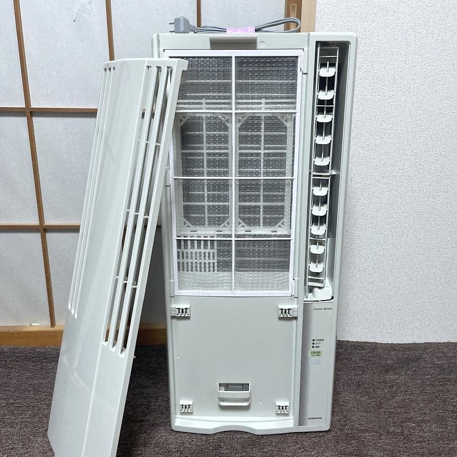 2022年製■コロナ 窓用エアコン【～8畳】CW-1822R 窓枠/リモコン付き