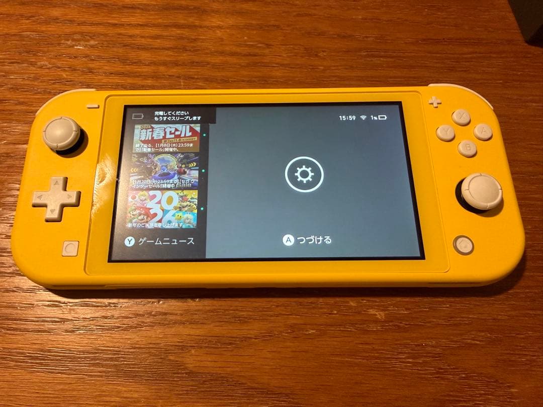 Nintendo Switch Lite イエロー 本体＋箱＋充電器