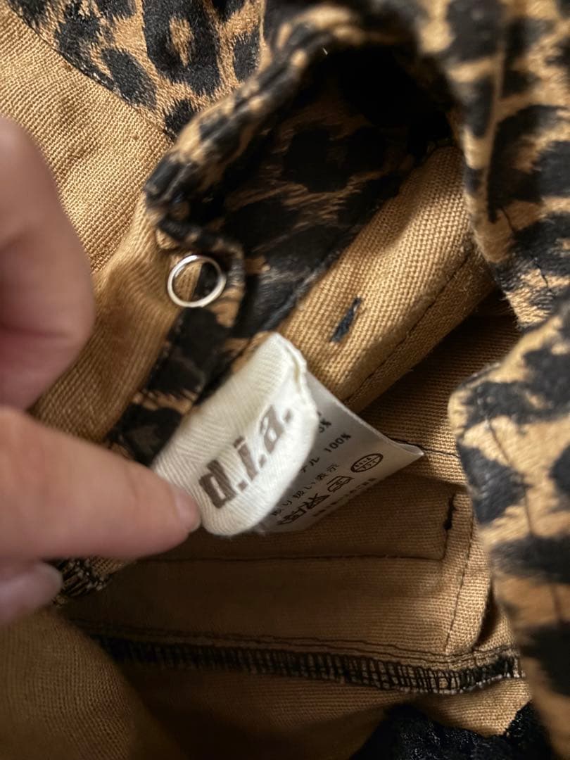 SALE平成 元祖d.i.a. 豹柄ハイウエストショートパンツ