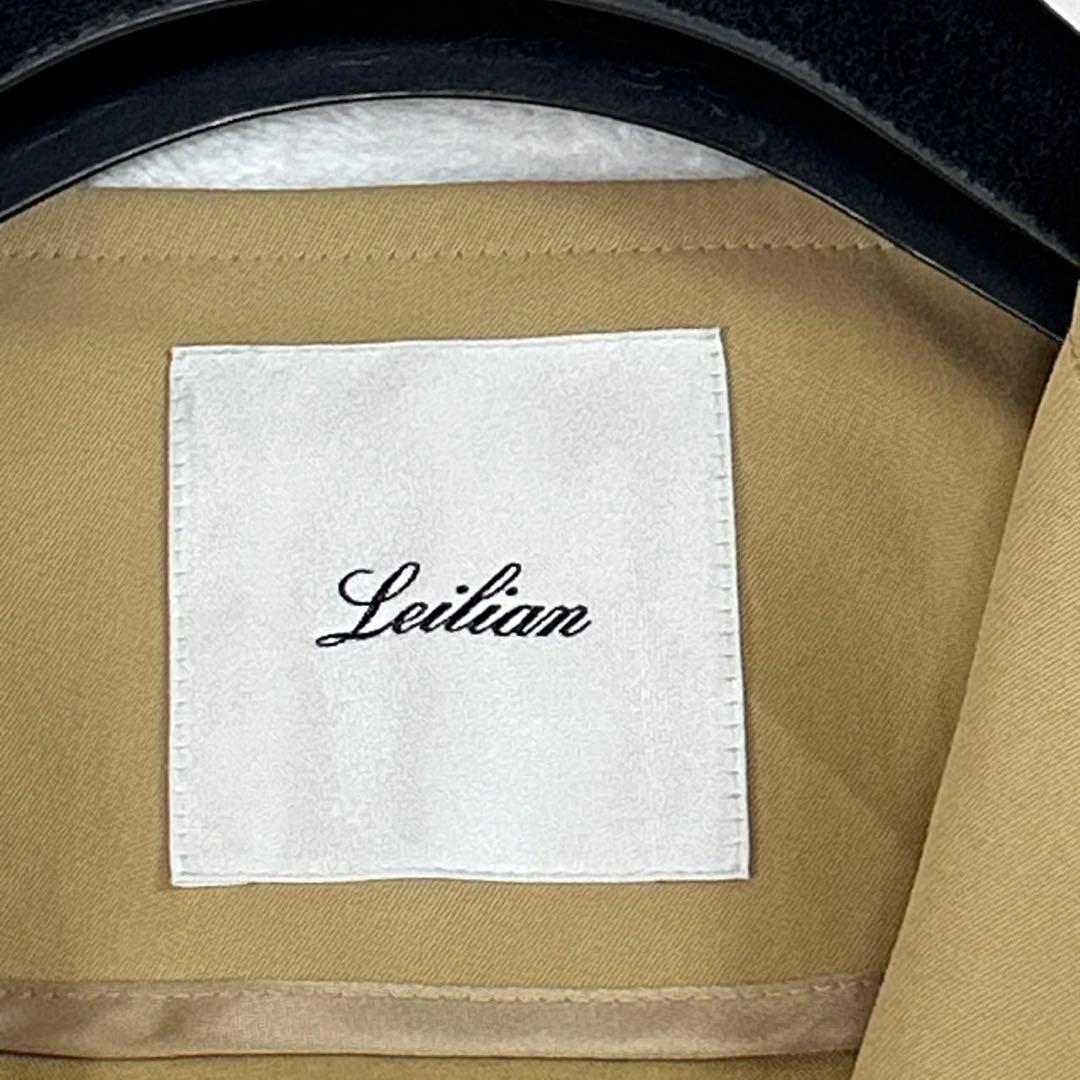 J874 新品未使用 M レリアン 現行タグ ロングコート ブラウン レディース