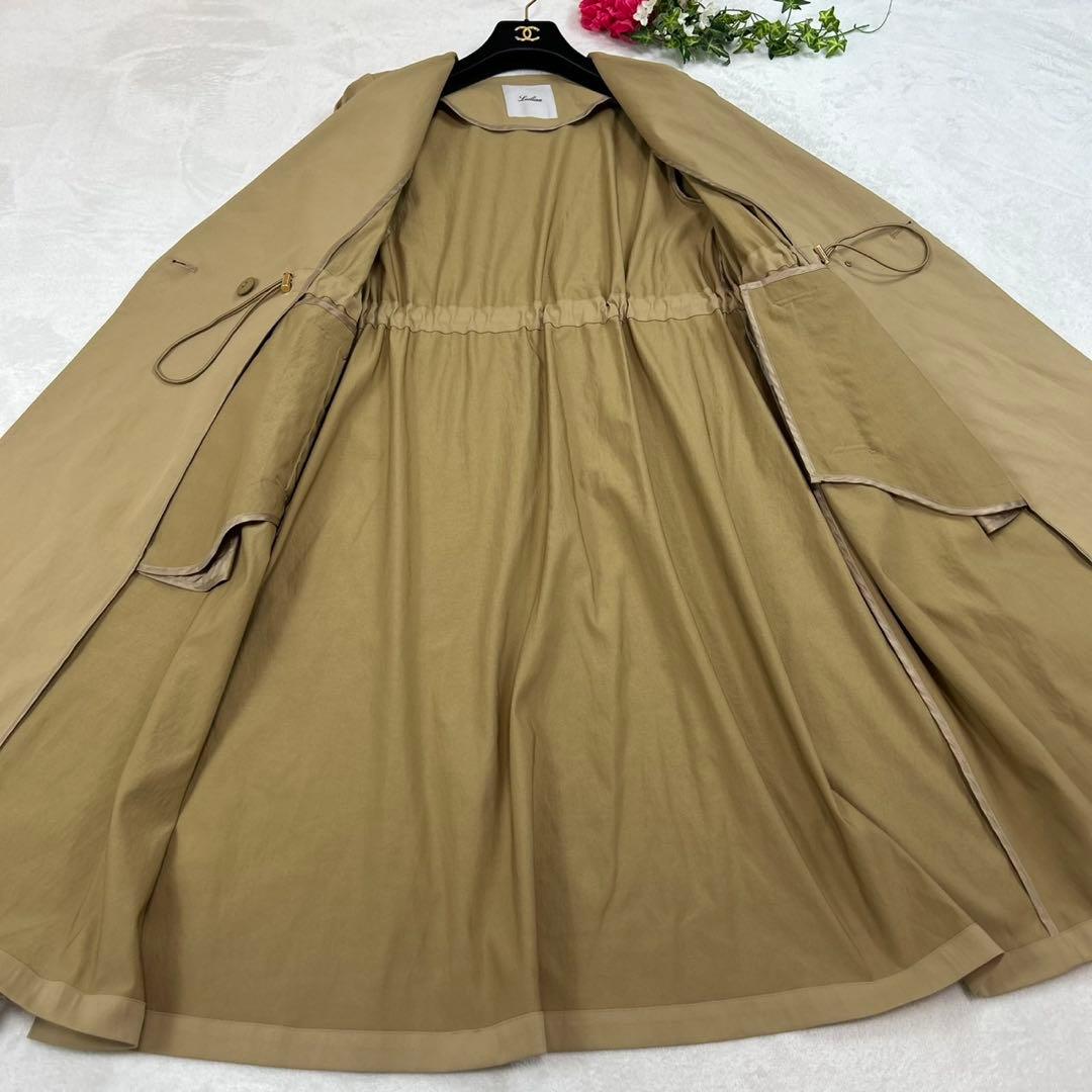 J874 新品未使用 M レリアン 現行タグ ロングコート ブラウン レディース