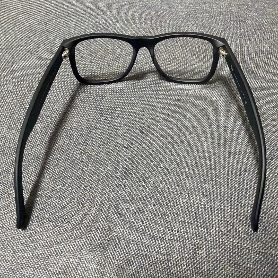 Ray-Ban ブラックフレーム クリアレンズ眼鏡