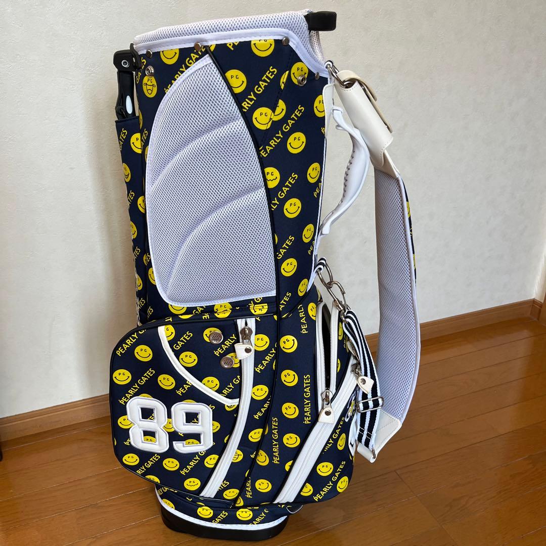 【超美品】パーリーゲイツ PEARLY GATES キャディバッグ　フード付き