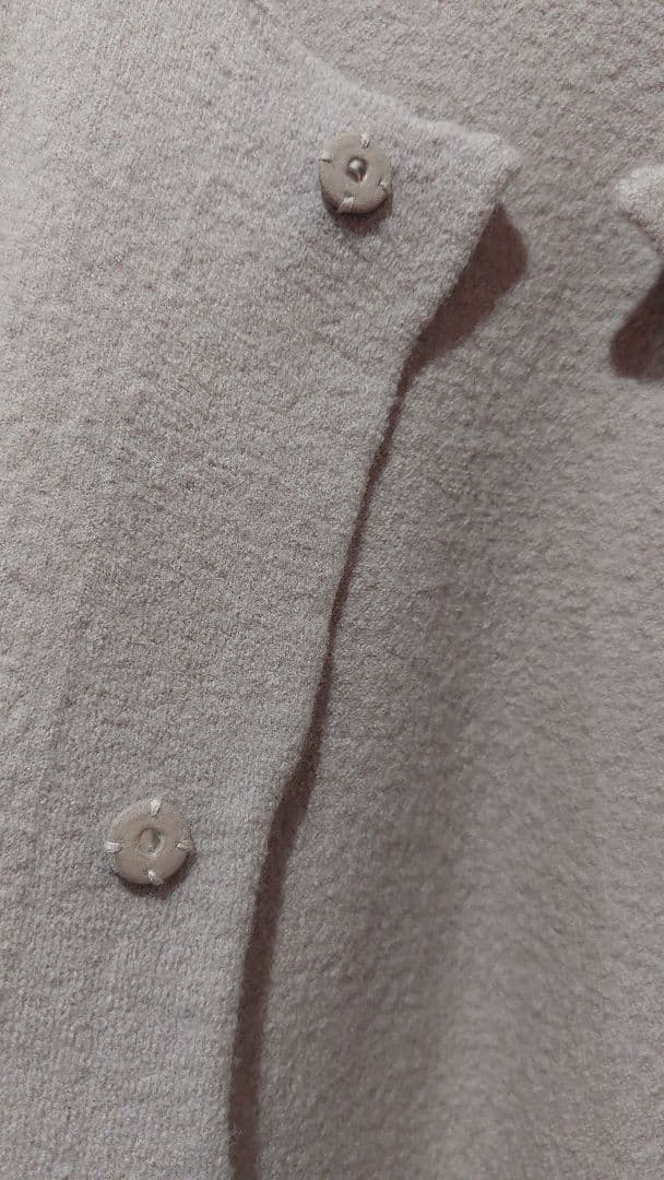 す*の様 かぐれ　ウールノーカラージャケット　グレージュ