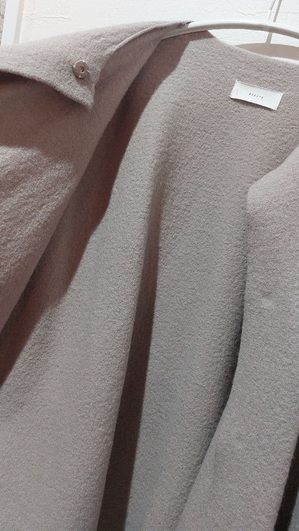 す*の様 かぐれ　ウールノーカラージャケット　グレージュ