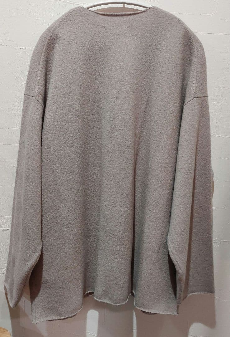 す*の様 かぐれ　ウールノーカラージャケット　グレージュ