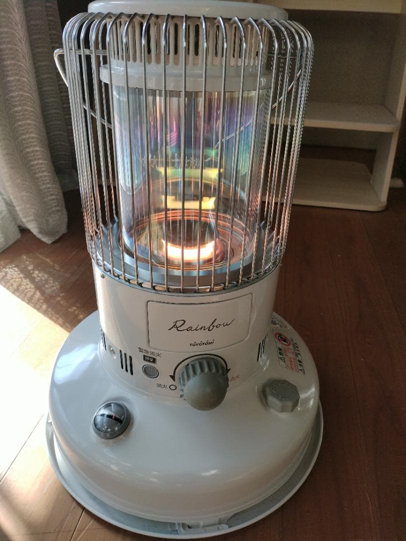 トヨトミ レインボーストーブ 石油ストーブ ホワイト 20年製 RB-250