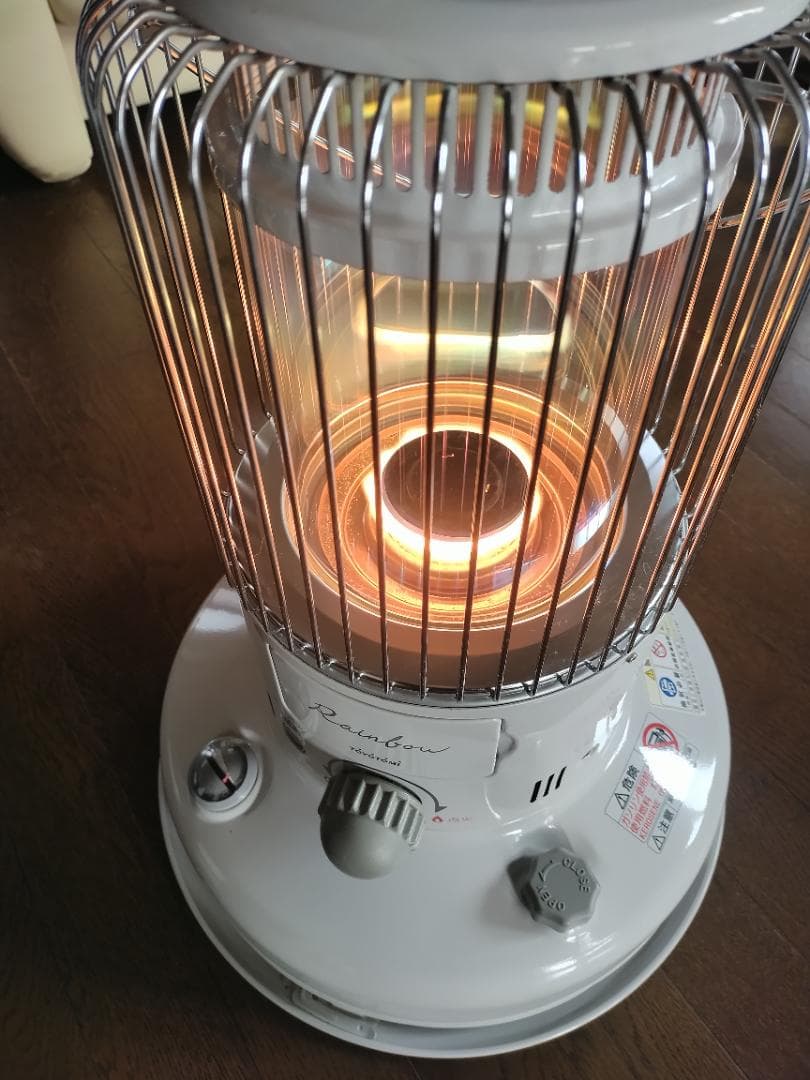 トヨトミ レインボーストーブ 石油ストーブ ホワイト 20年製 RB-250