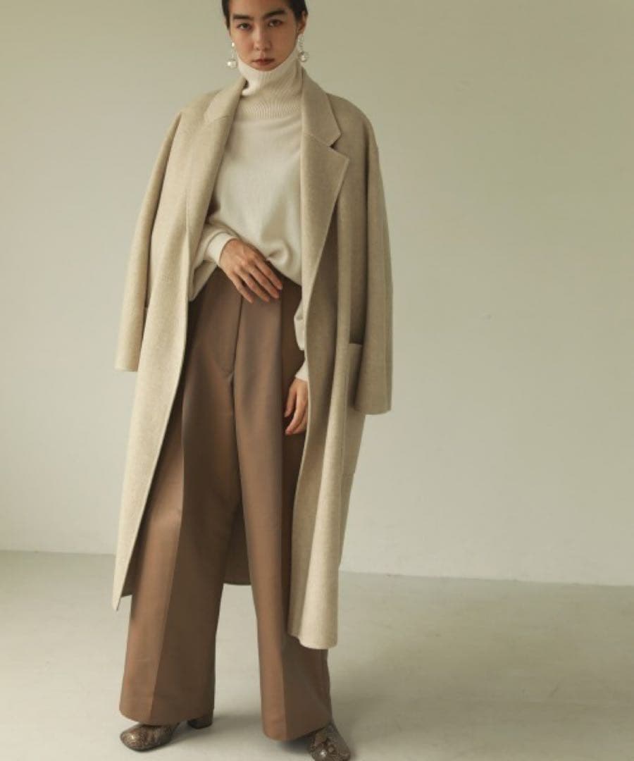 todayful ウールオーバーコート