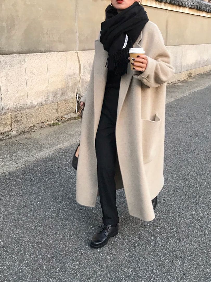 todayful ウールオーバーコート