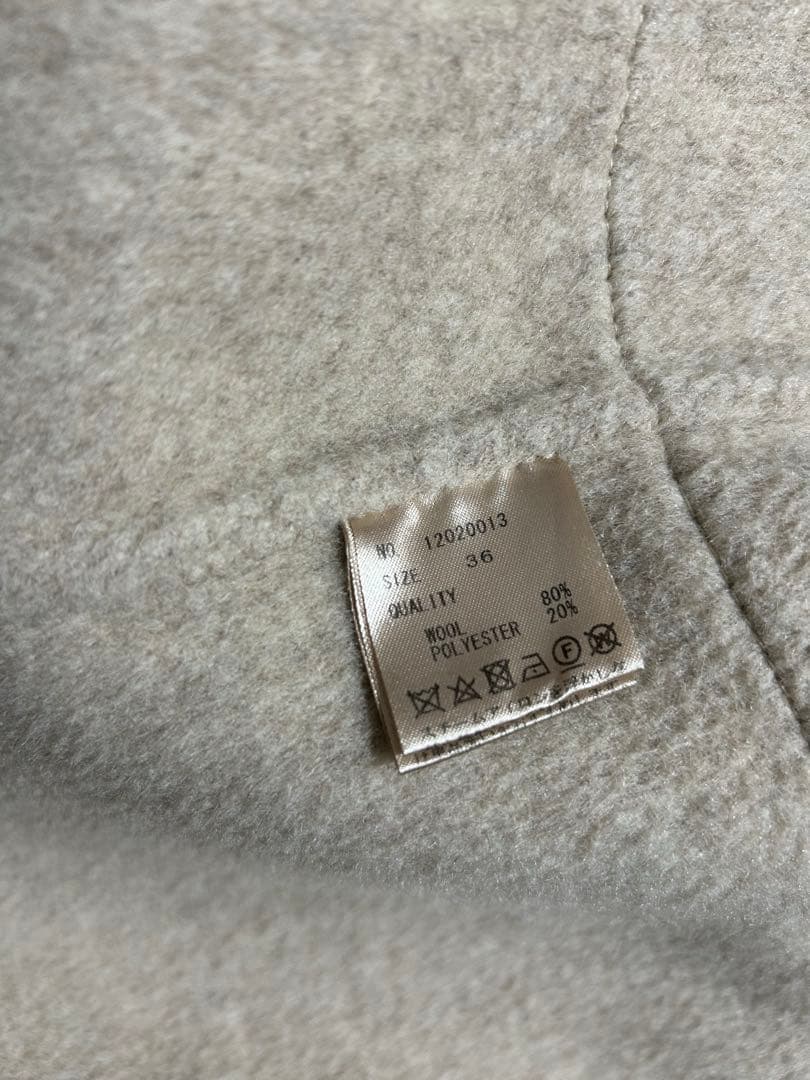 todayful ウールオーバーコート