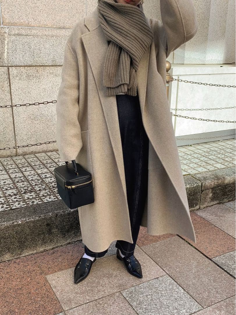 todayful ウールオーバーコート