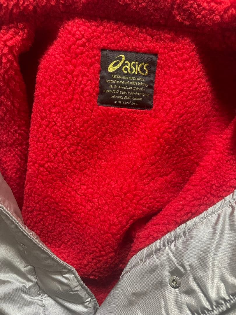 「新品未使用」アシックスasics ベンチコート　ロングコート日本製