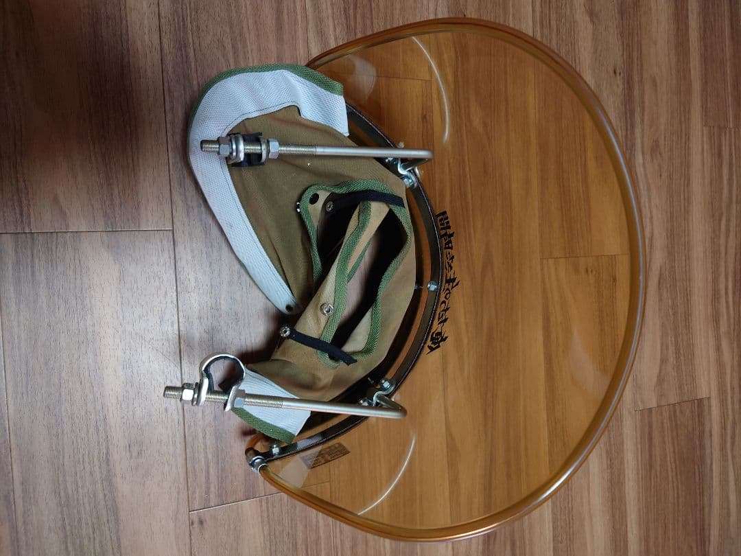 旭風防　黄ばみヤレ　当時物 布タレ風防　旧車！