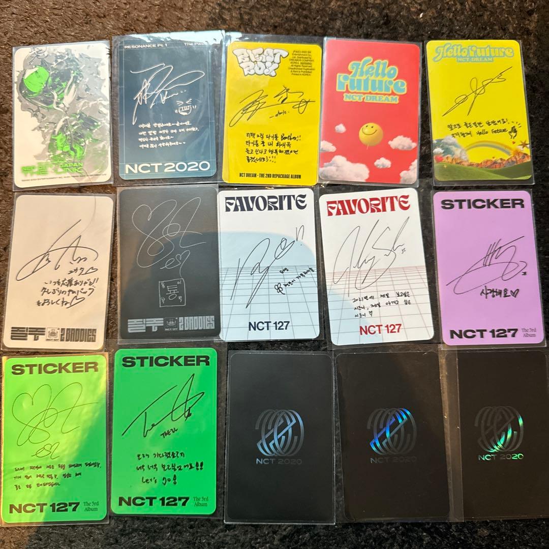 nct127 nctdream nct2020 トレカ