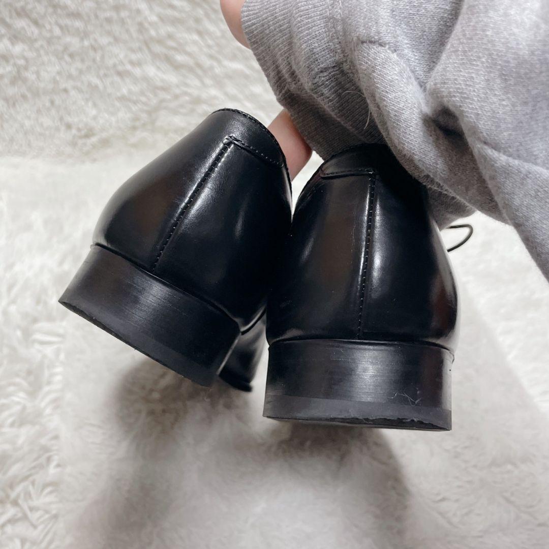 リーガル　ビジネスシューズ　ストレートチップ　メンズ　ブラック　レザー　メンズ