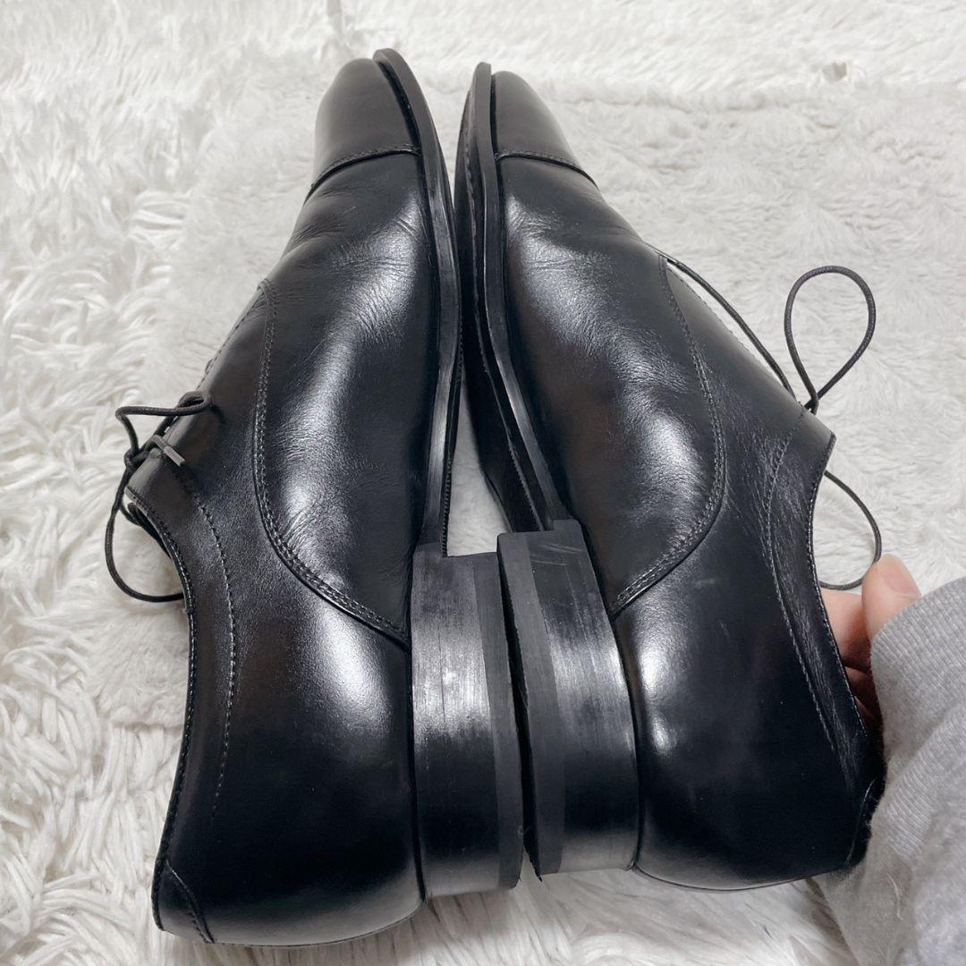 リーガル　ビジネスシューズ　ストレートチップ　メンズ　ブラック　レザー　メンズ