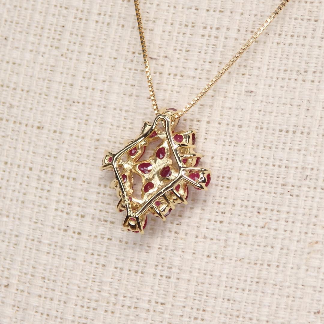 ルビー ペンダントトップ A5500 1.39ct ゴールドK18