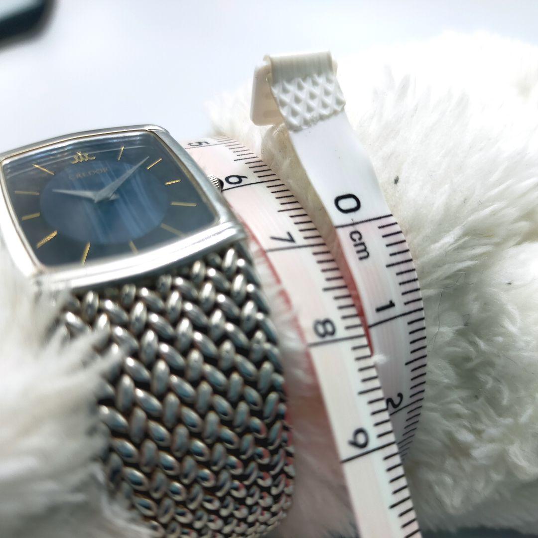 【外装美品】SEIKO クレドール 天然石文字盤 スクエア 不動品 24時間発送