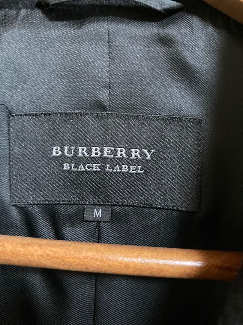 BURBERRY BLACKLABEL ピーコート黒