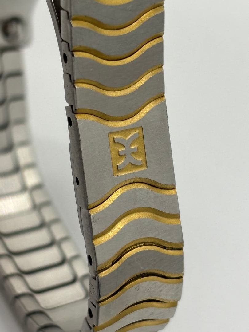 【美品】エベル クラシックウェーブ クォーツ【1157111】K18ベゼル 稼働