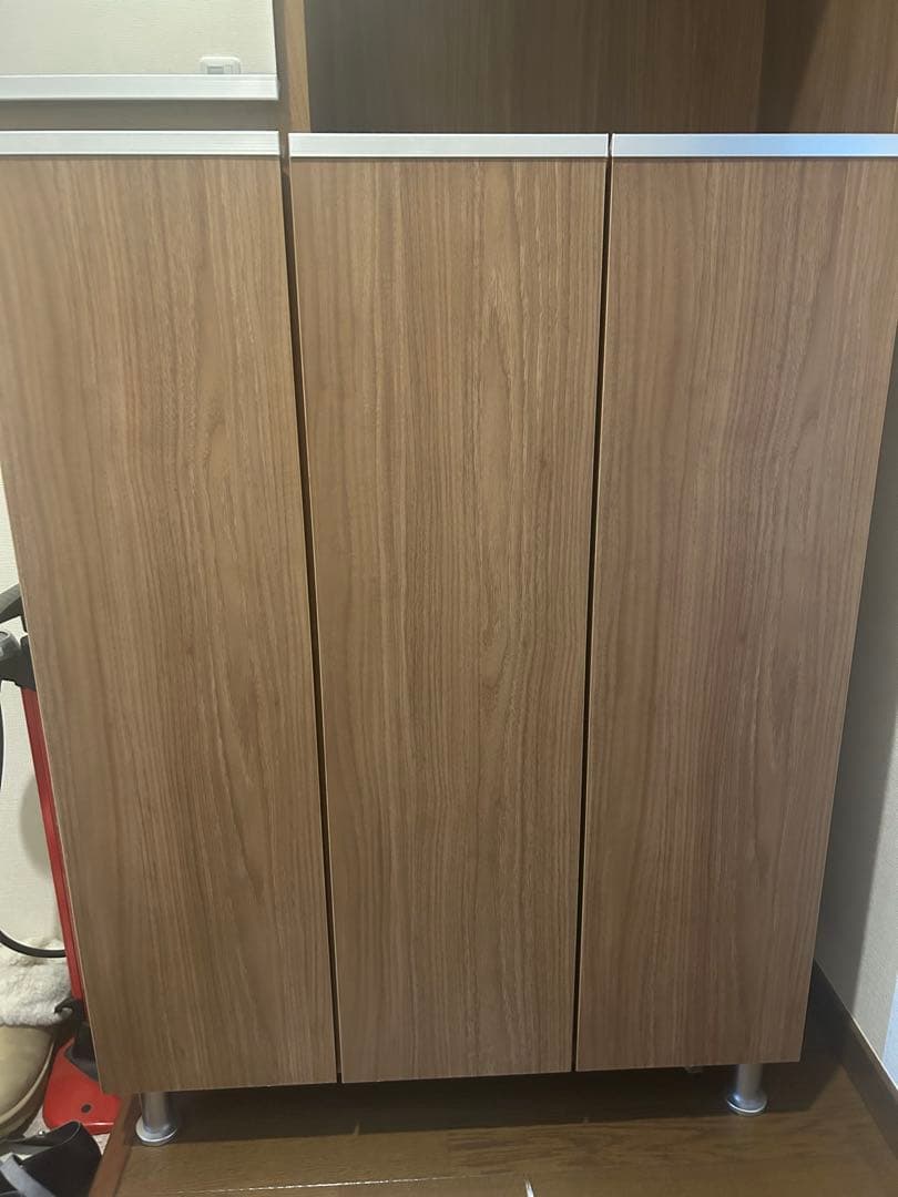 【送料込み】シューズロッカー　下駄箱　ミラー付き　高さ185cm