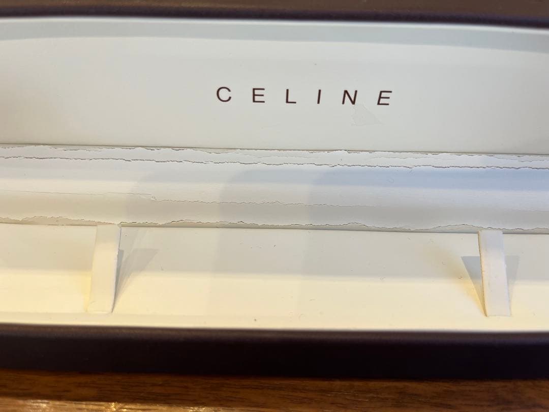【お値下げ】CELINE未使用ピンクレザー アナログ腕時計　新品電池　稼働品