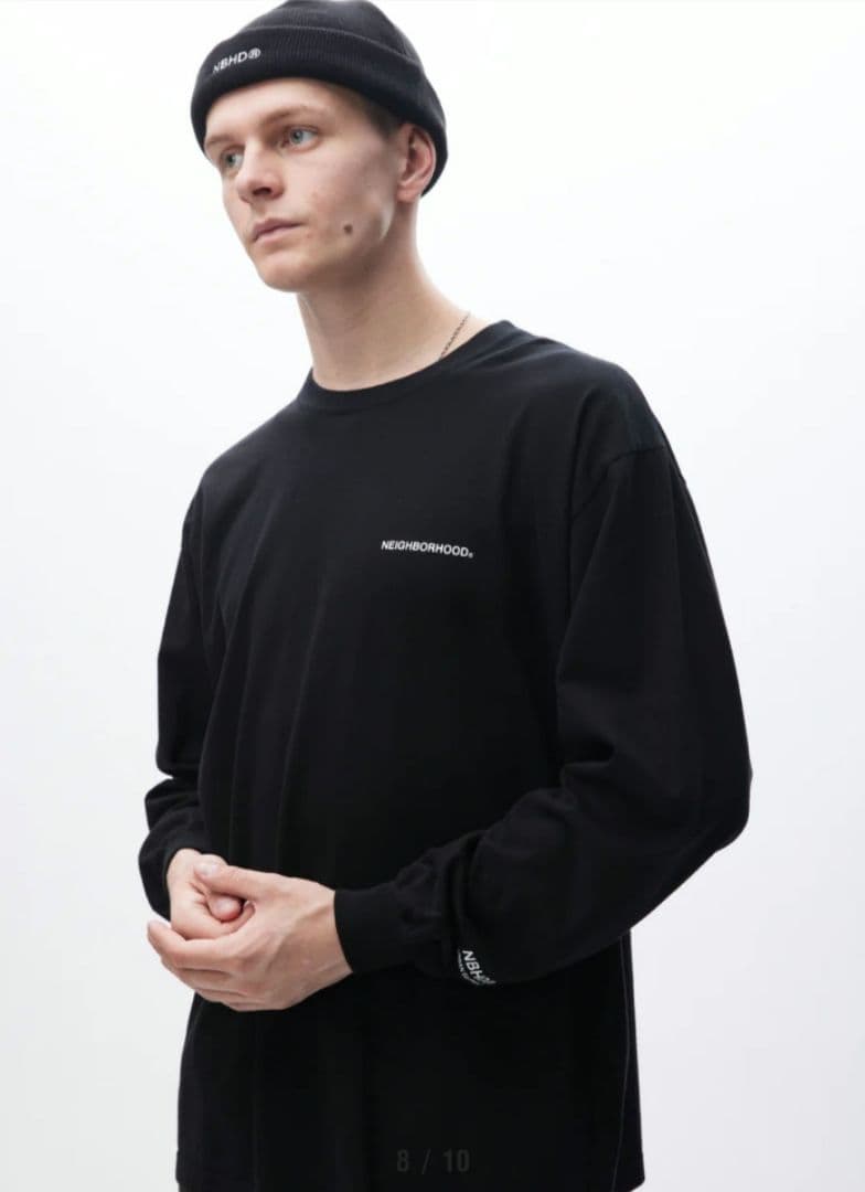 NEIGHBORHOOD ネイバーフッド　長袖Tシャツ　L　グレー　新品 未使用