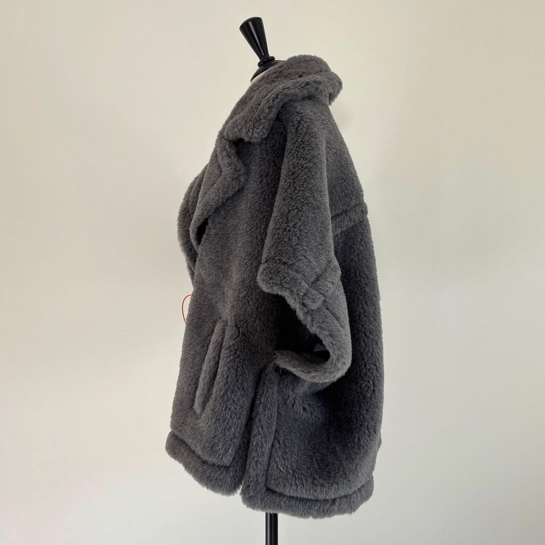 新品未使用 特注ベアポンチョジップテーラードMaxMaraがお好きな方　グレー
