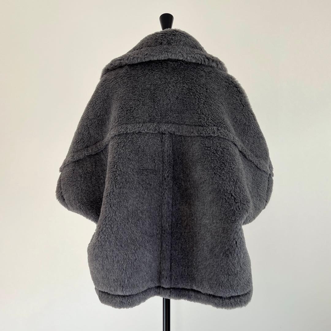 新品未使用 特注ベアポンチョジップテーラードMaxMaraがお好きな方　グレー