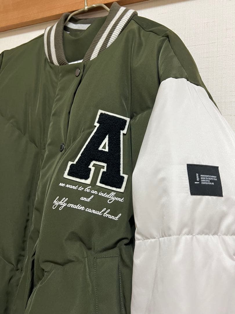 最終値下げ★美品★ayane★スタジャン★カーキ