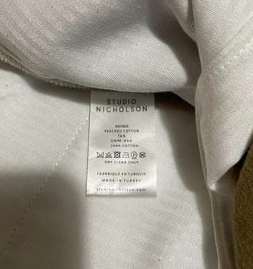 STUDIO NICHOLSON 「BIONDA」