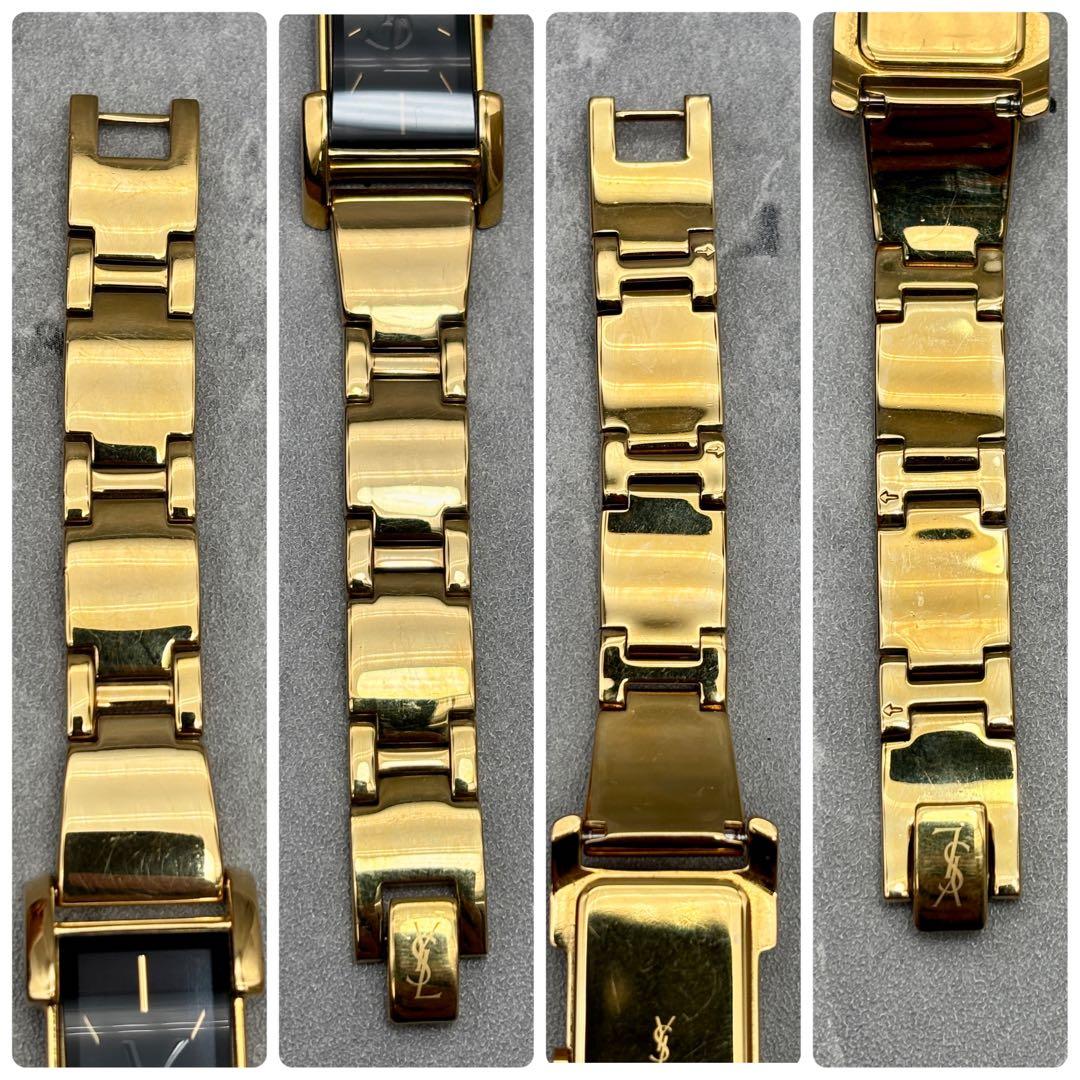 稼働✨イヴサンローラン コマ　箱付き　腕時計　カサンドラ QZ レディース