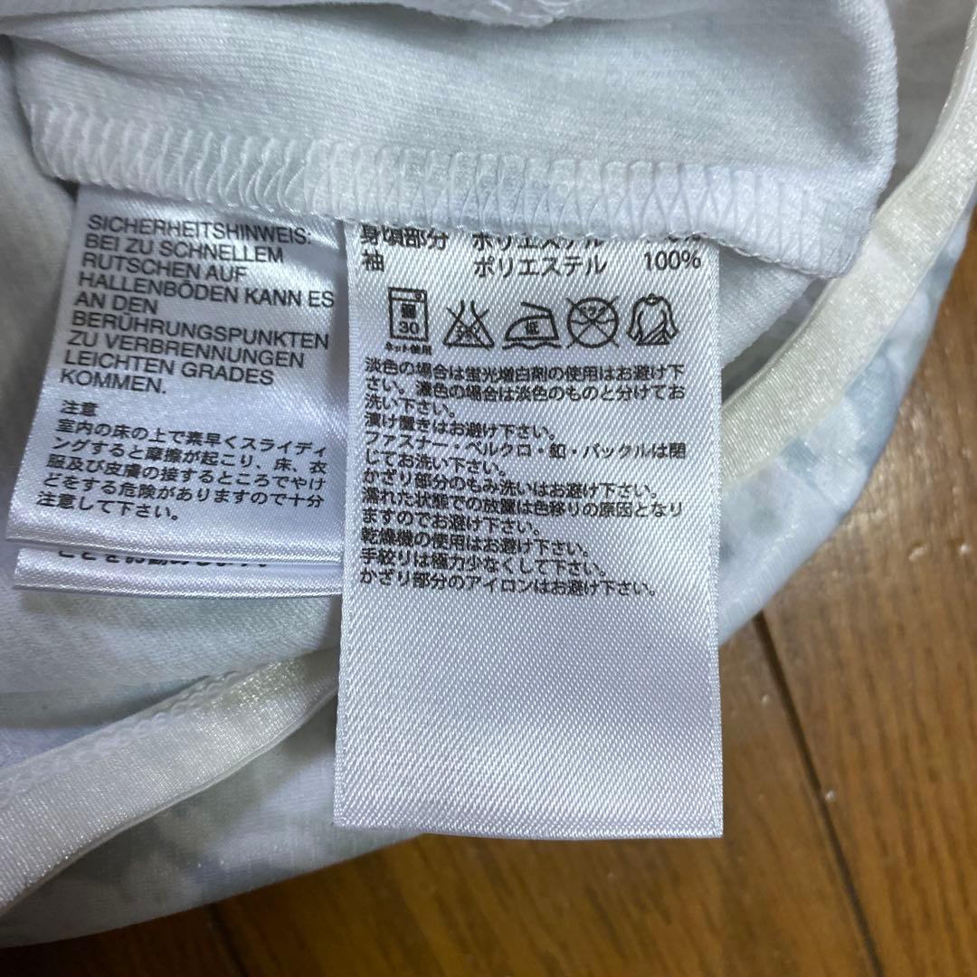 adidasセットアップ上下セットアップ　白金　スプラッシュ柄