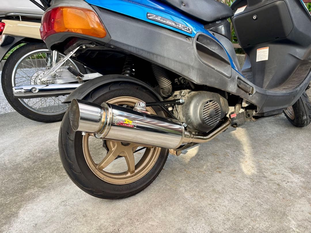 スズキ　ヴェクスター150バ用 ステンレス マフラー　リアライズ　realize