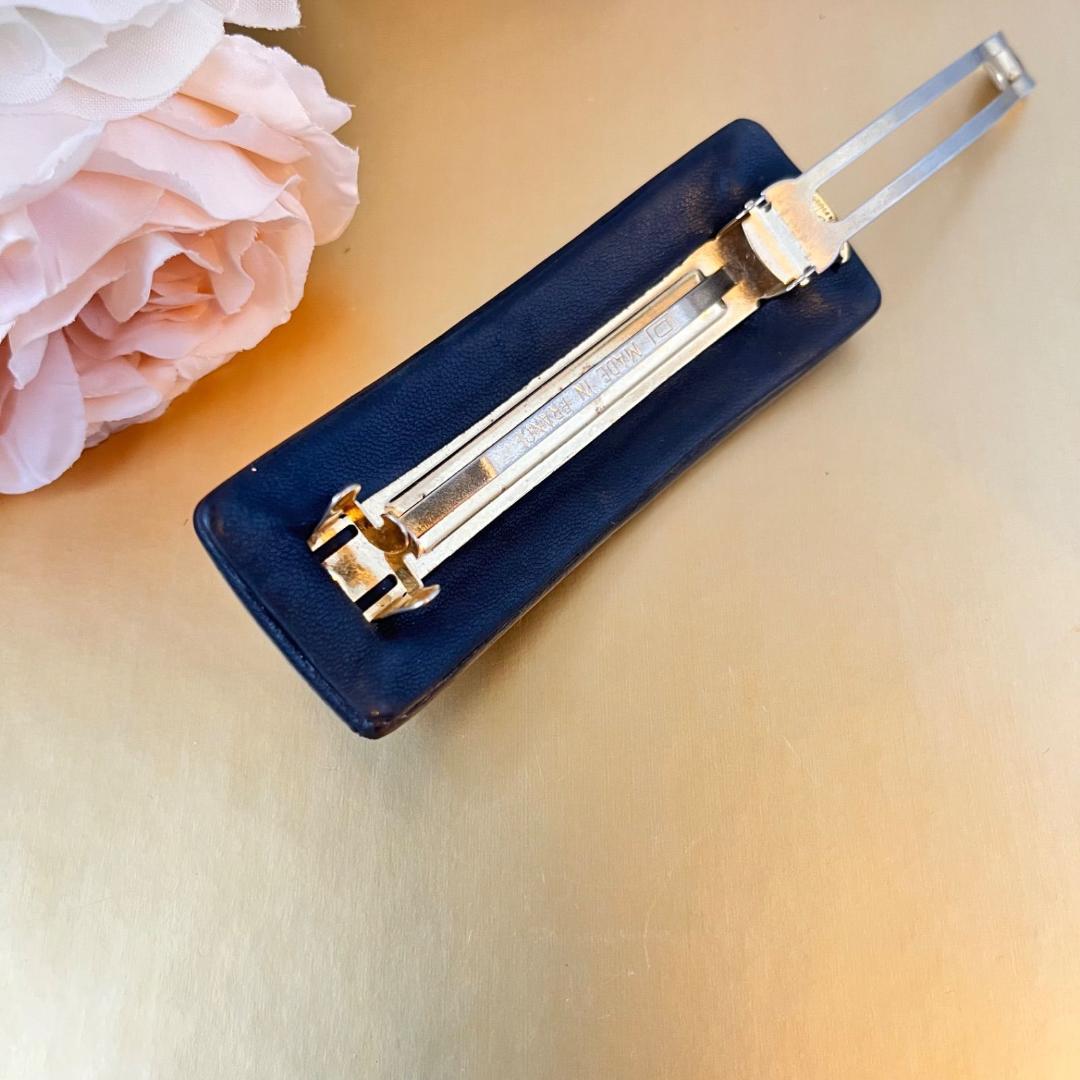 【希少】CHANEL バレッタ ゴールド ターンロック ヘアアクセサリー