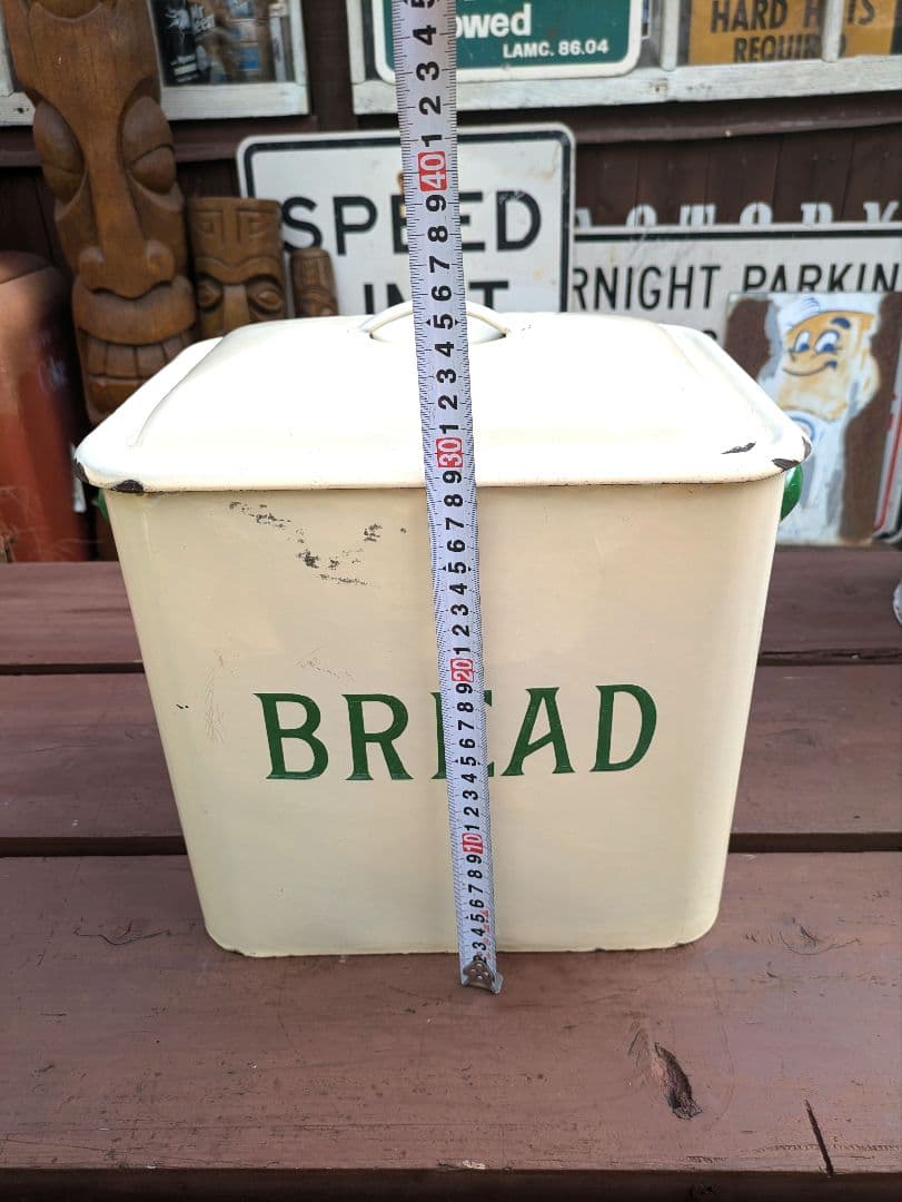 イギリス アンティーク ホーロー BREAD缶 【大】ブレッド缶　ブレッドケース