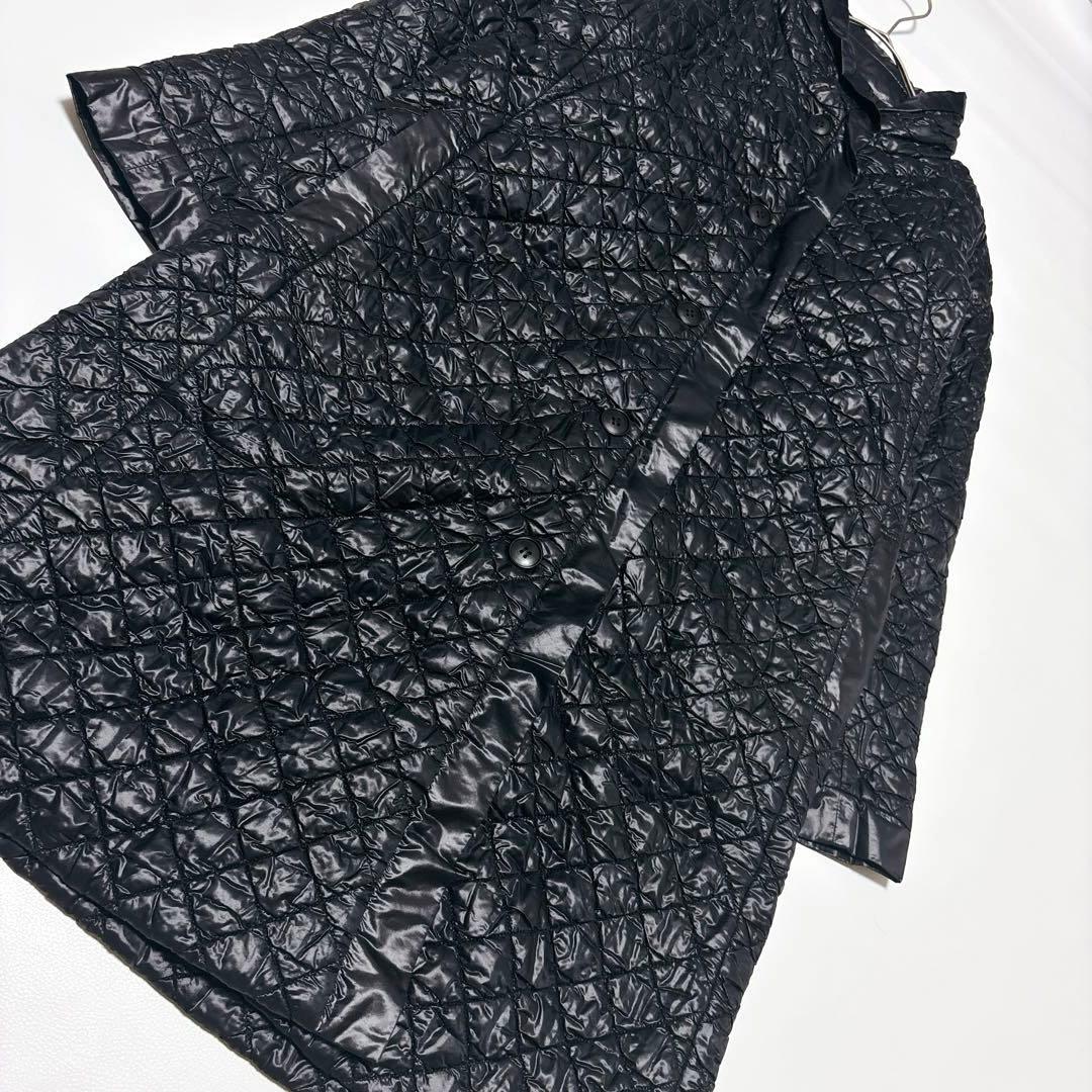 未使用級♡ハートイッセイミヤケ キルティング 中綿コート 2way ロング丈 M