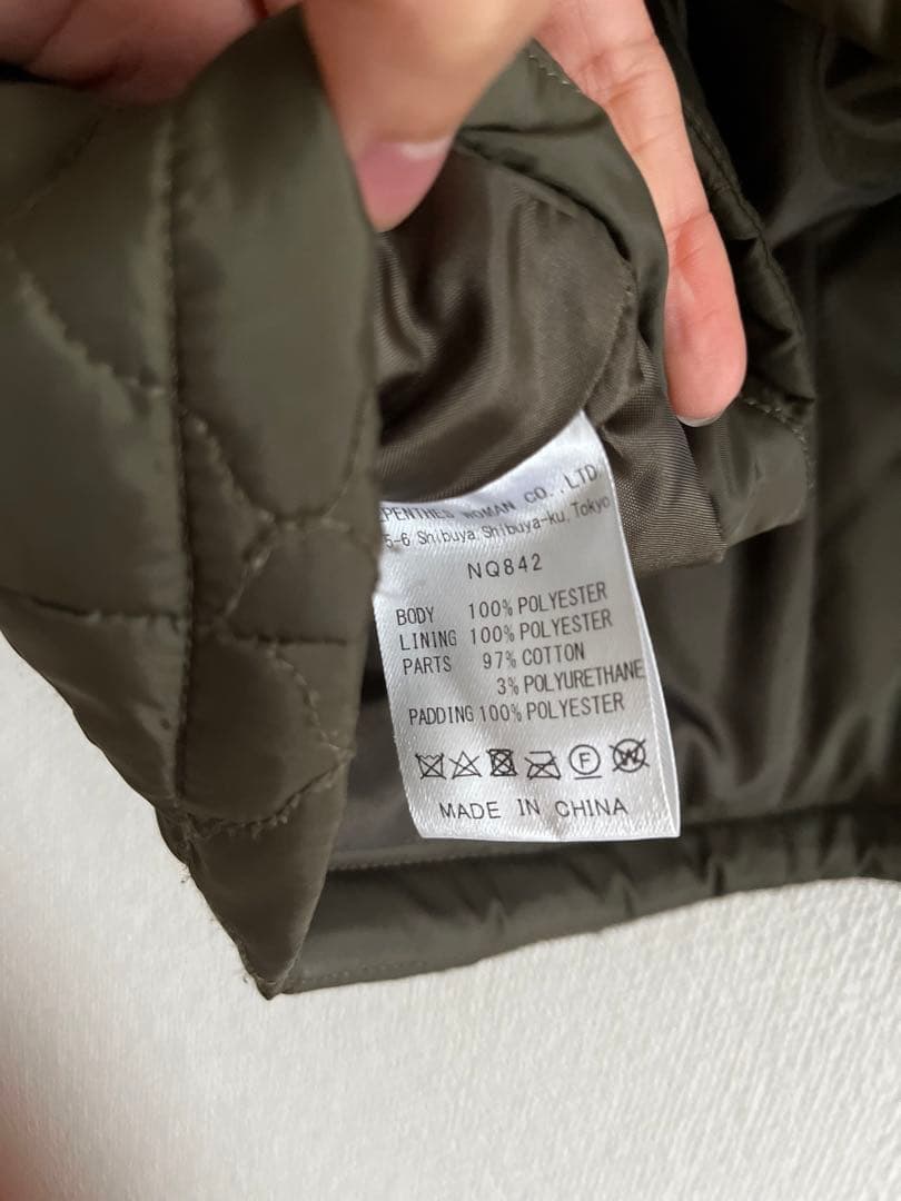 Rhodo liriON オリーブグリーン ダウンベスト