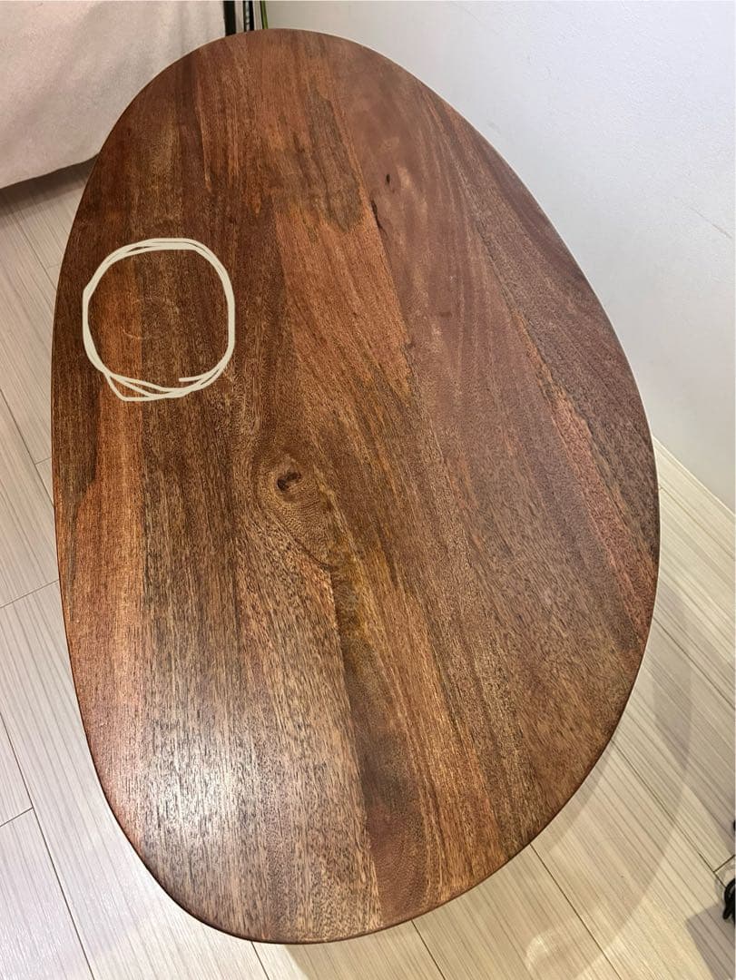 ベベルウッドテーブル ZARA