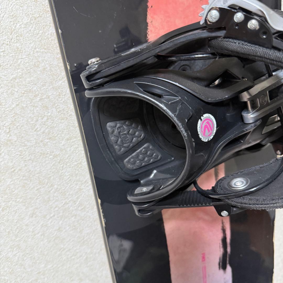 スノボ　板　SAVANDER FM 2nd face flowビィンディング付