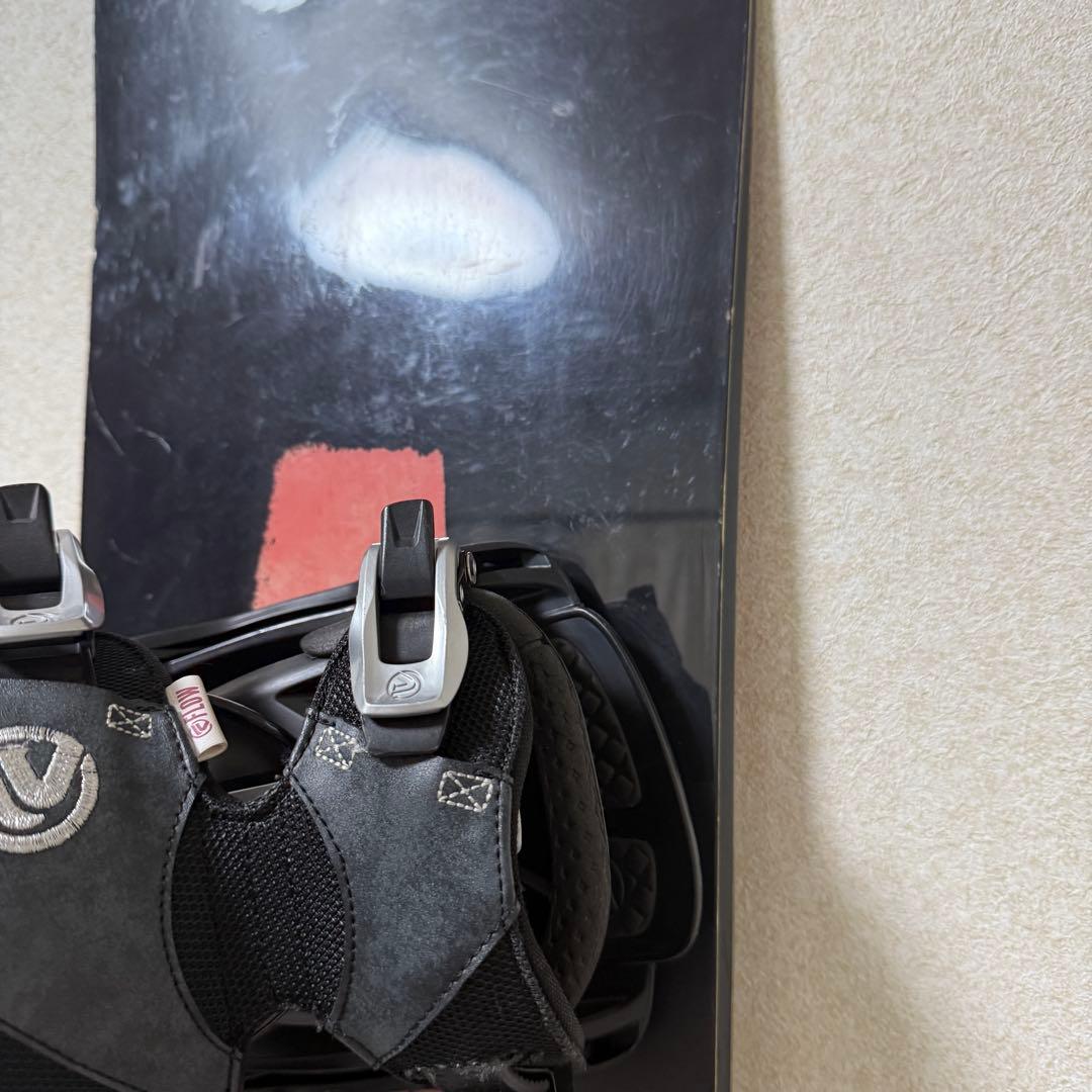 スノボ　板　SAVANDER FM 2nd face flowビィンディング付