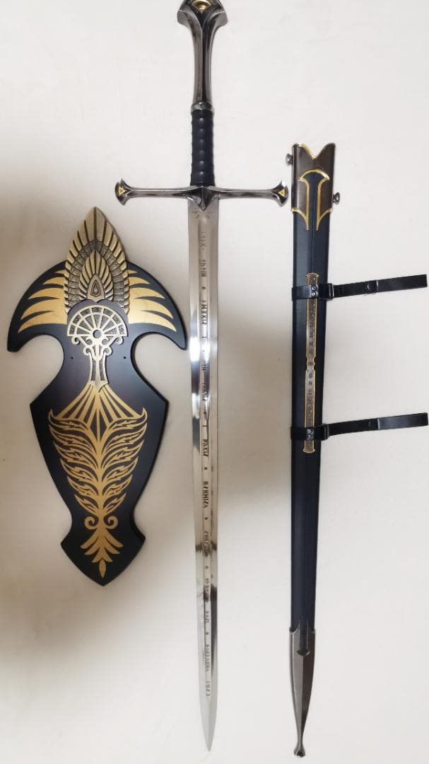 ロード・オブ・ザ・リング アンドゥリル 金属製 模造刀 西洋剣 美術品
