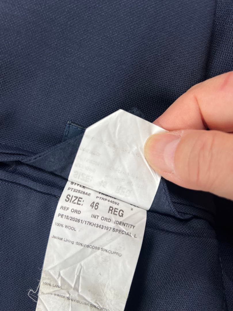 ラルディーニ　ネイビージャケット　４６　春夏