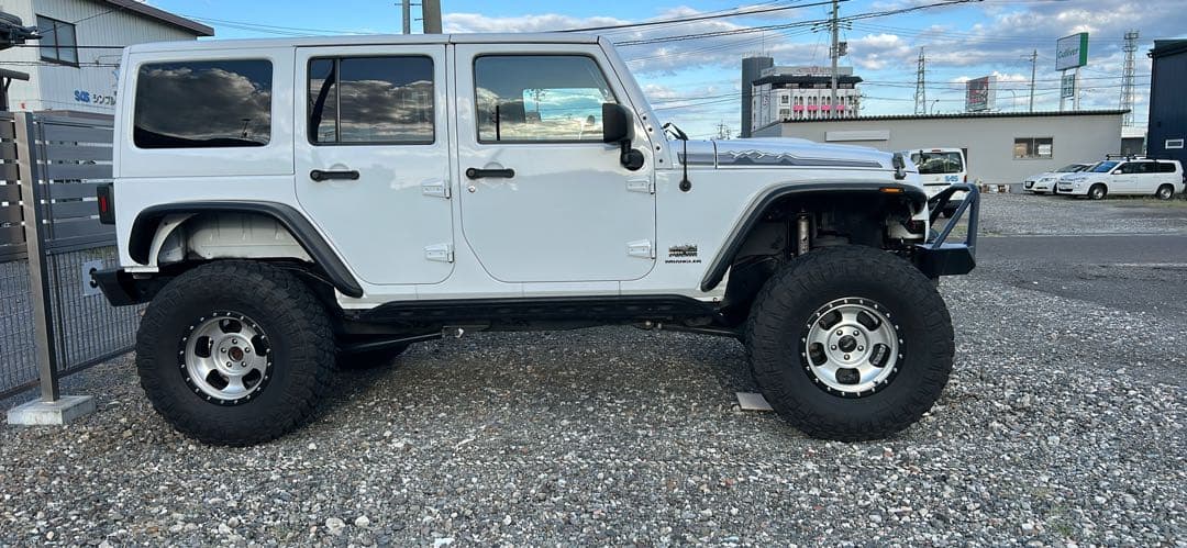 jkラングラー オーバーフェンダー 車検対策加工品 前後セット