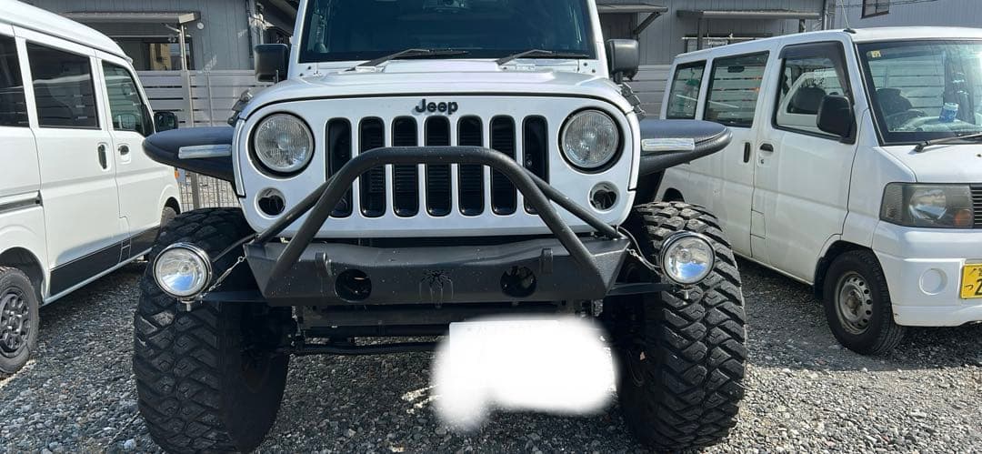 jkラングラー オーバーフェンダー 車検対策加工品 前後セット