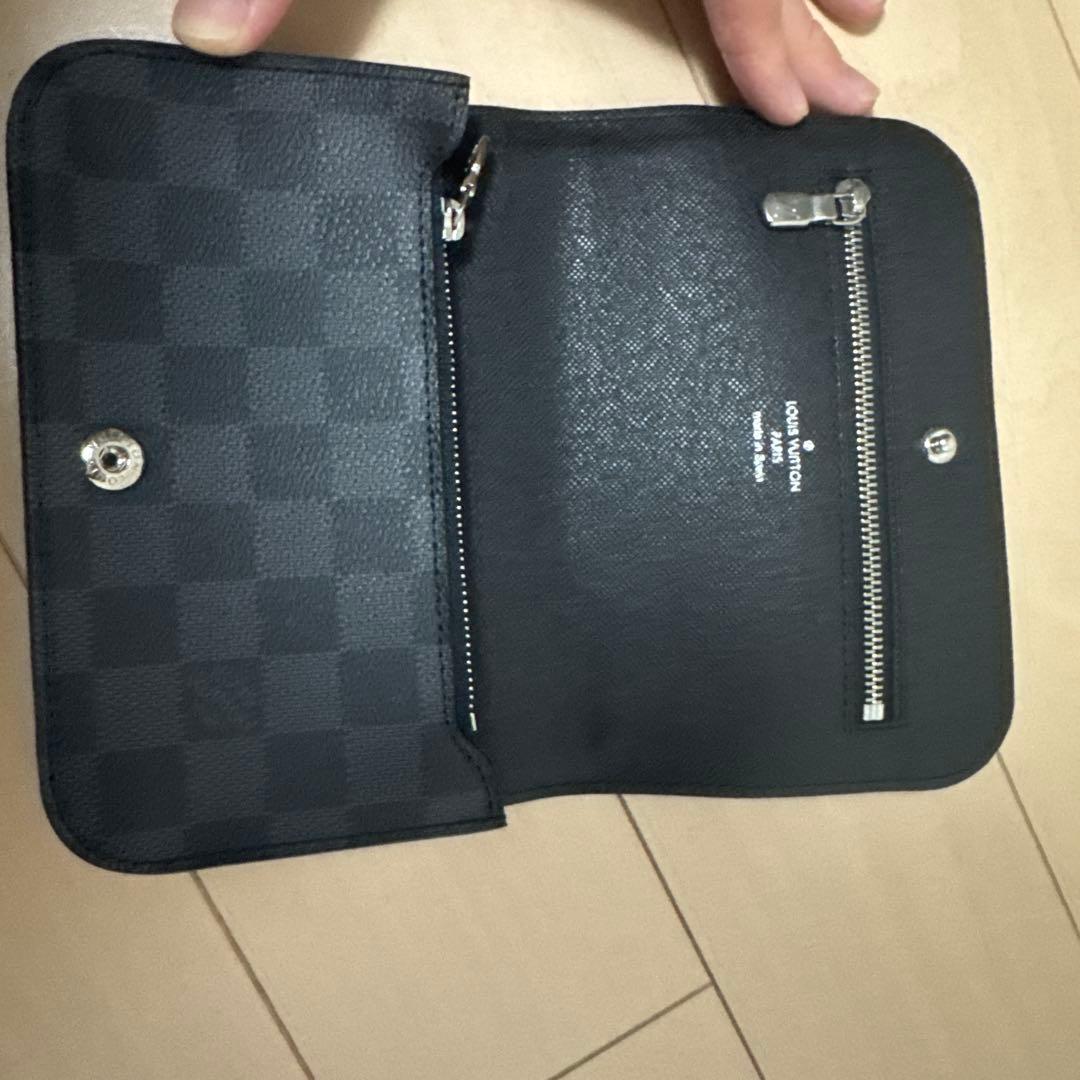 LOUIS VUITTON ダミエグラフィット サンチュールポシェットベルトなし