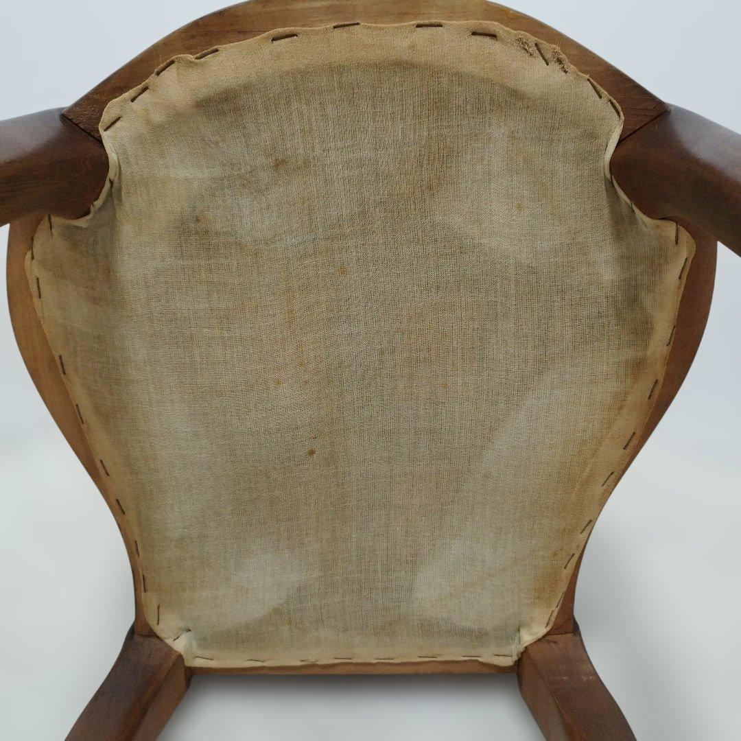 【引き取り歓迎】アンティーク調 ダイニングチェア 椅子 マスタード 猫足